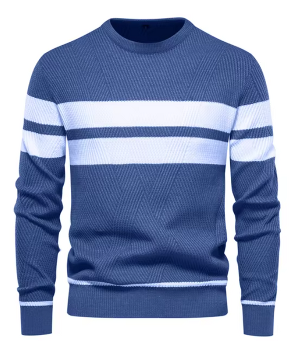 Alexander® | Eleganter Herrenpullover mit Fischgrätmuster