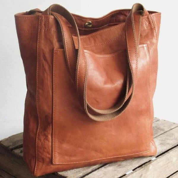 Bella - Klassische Leder-Tote